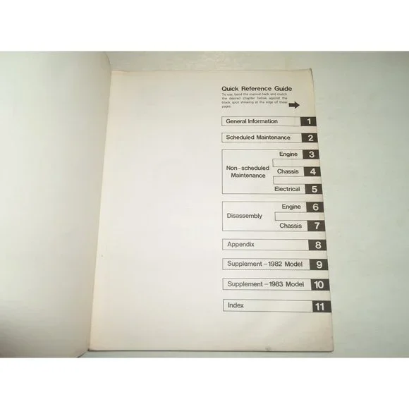 1981 1983 Kawasaki Kz1100 Shaft Motorcycle Service Manual Worn Faded Cover Oem X